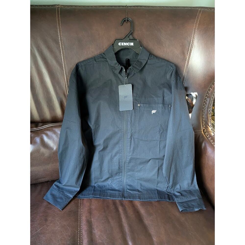 Fabletics Mens The Heights Jacket SMALL BLACK